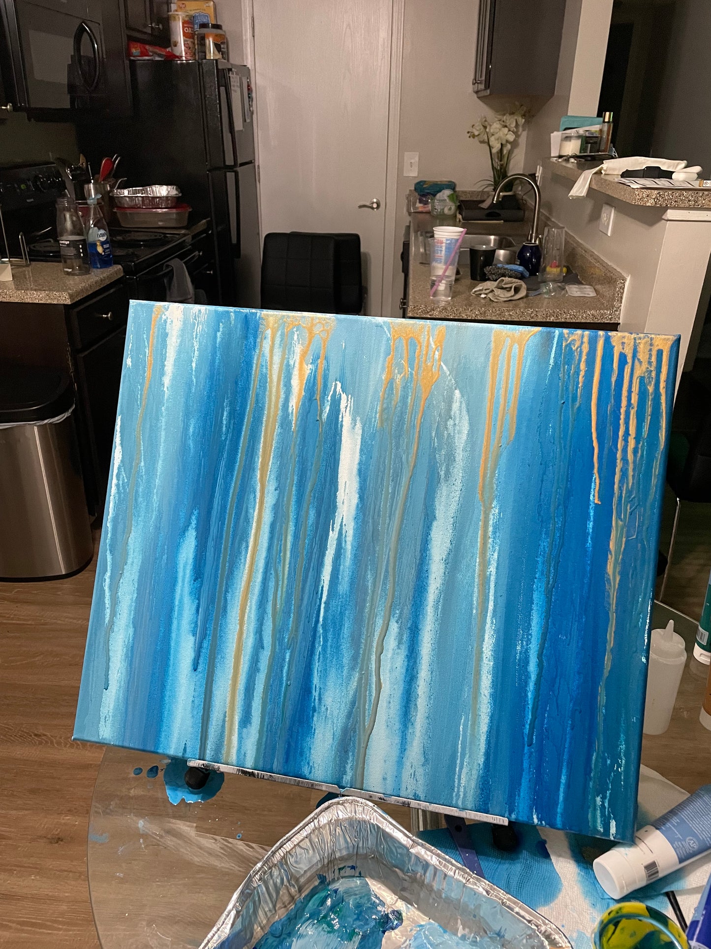 Mystery Abstract Painting (Pick Your Colors!)
