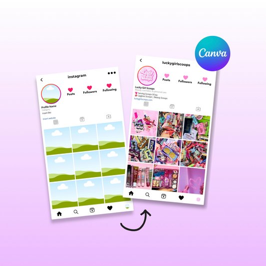 IG Business Card Template