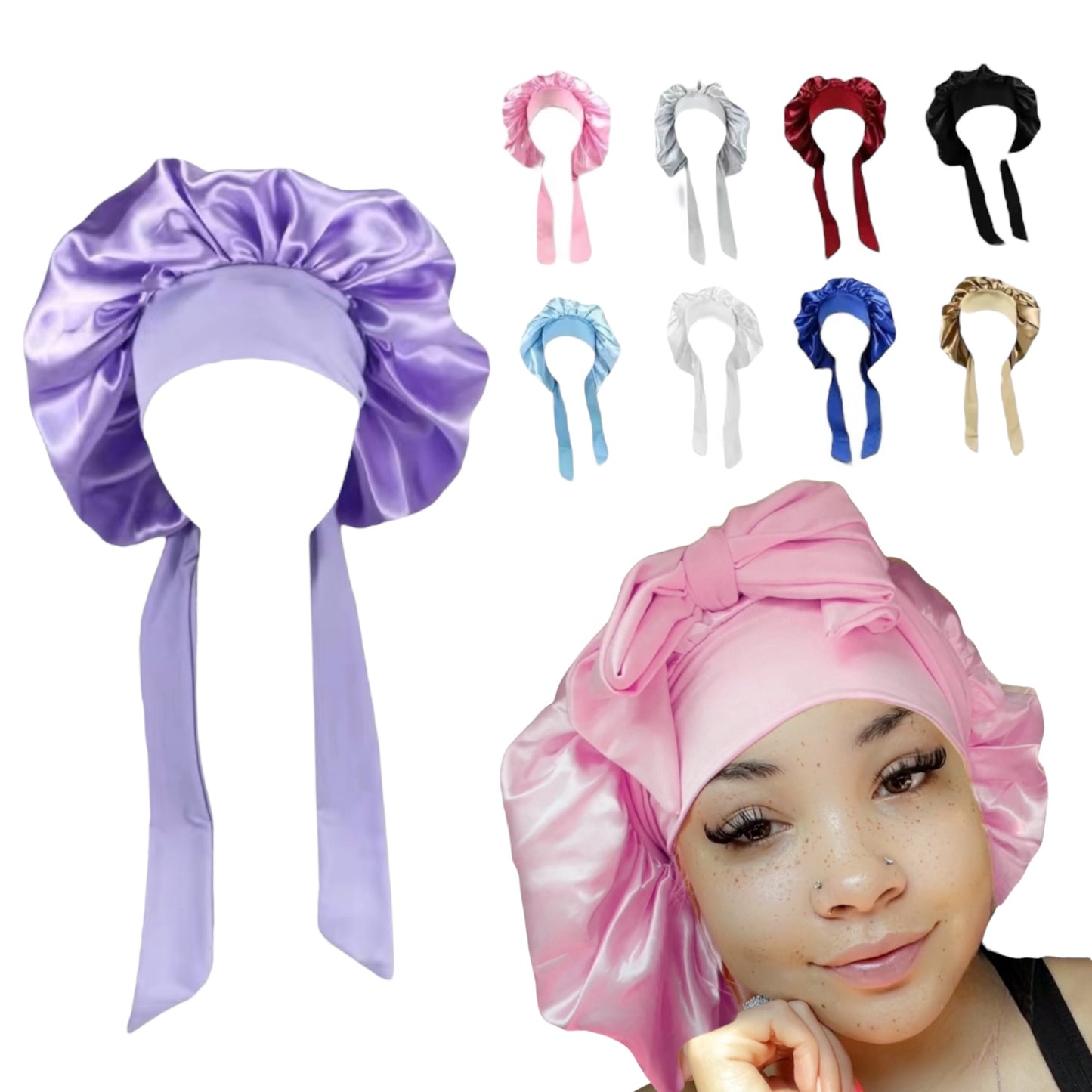 Satin Hair Bonnet