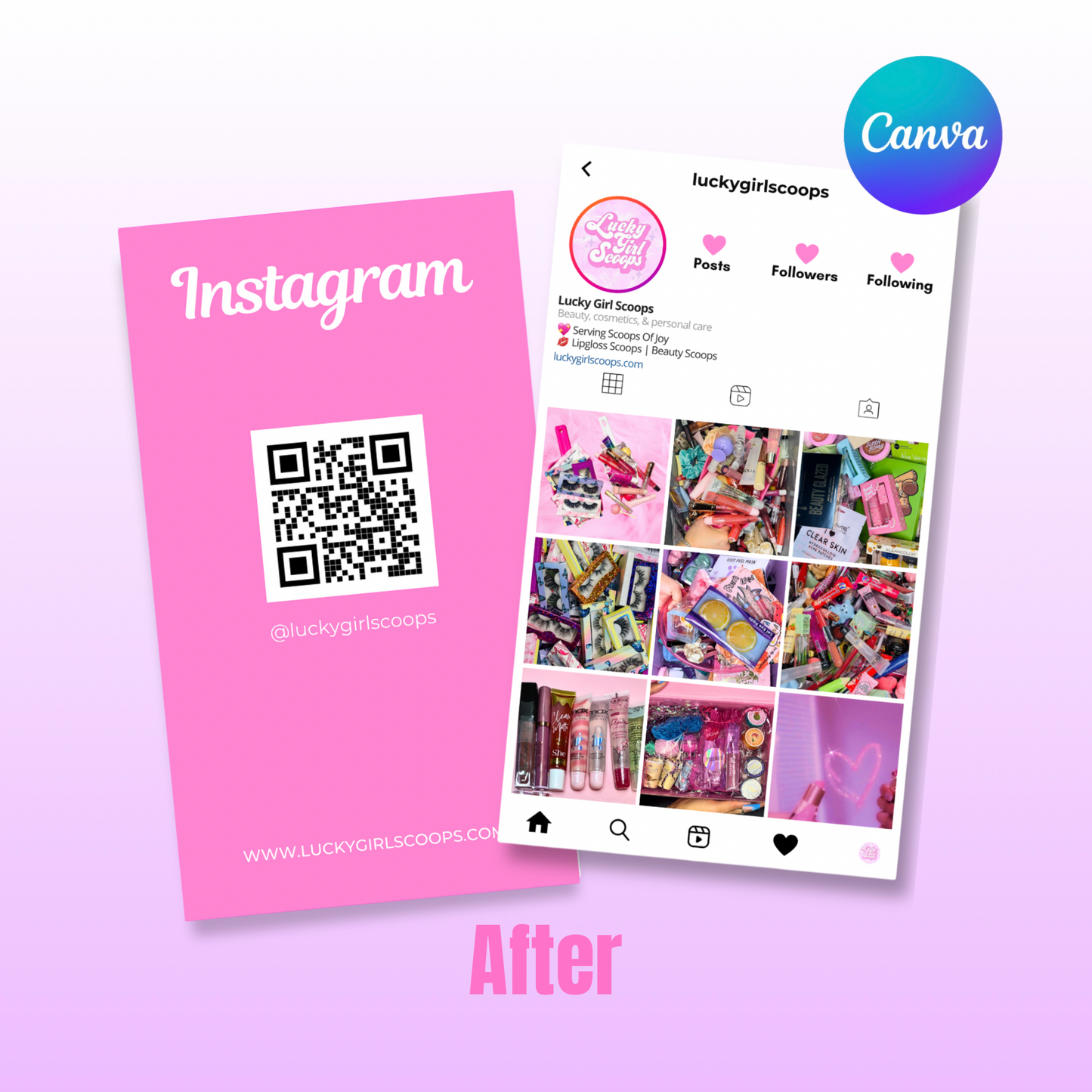IG Business Card Template