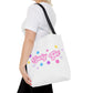LUCKY GIRL WHITE TOTE
