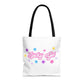 LUCKY GIRL WHITE TOTE