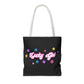 LUCKY GIRL BLACK TOTE