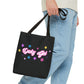 LUCKY GIRL BLACK TOTE