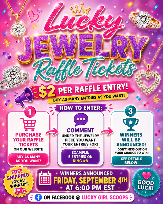 Jewelry Raffle Tickets (Read Description for Details)