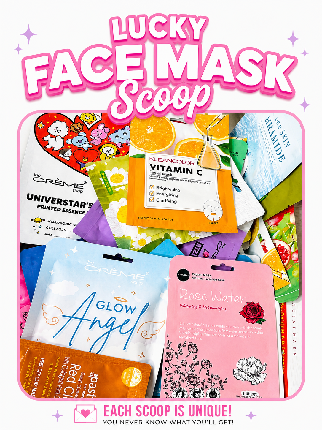 Lucky Face Mask Scoop