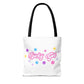 LUCKY GIRL WHITE TOTE