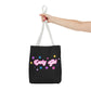 LUCKY GIRL BLACK TOTE