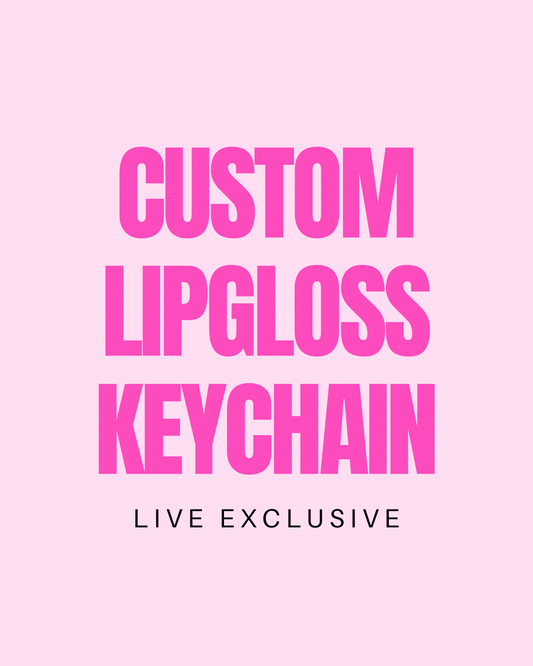 Custom Lipgloss Keychain